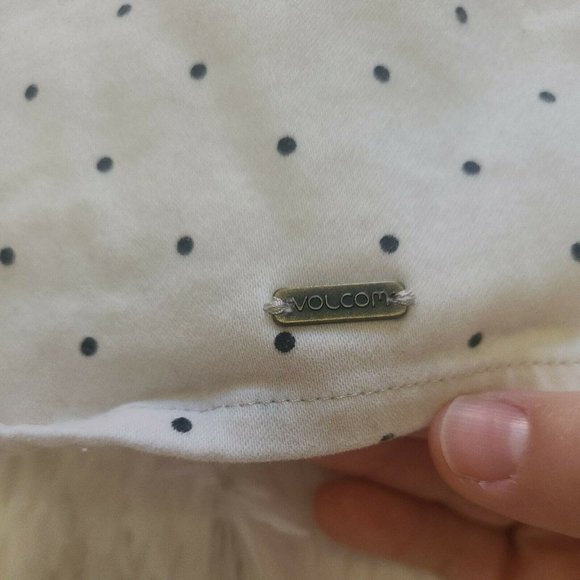Volcom strapless polka-dot mini dress Juniors Size 5 - Picture 5 of 8